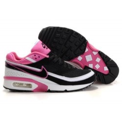 Achat Femme Nike Air Max Classic BW Noir Blanche Rose Chaussures France Soldes