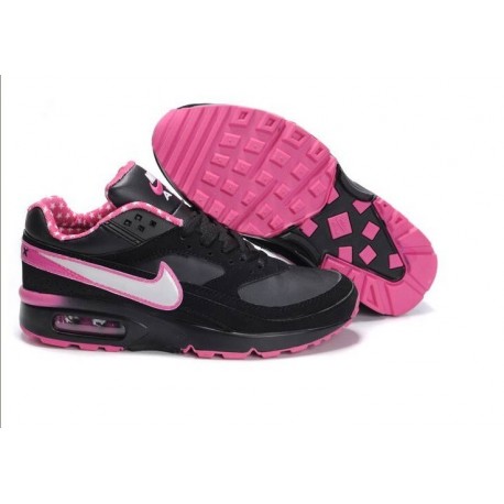 air max noir et rose femme