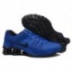 Nike Shox Chaussures respirantes à bras rétractable Nike Shox Royal Bleu/Noir