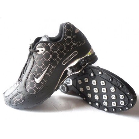 Noir/argent Homme Nike Shox Monster Chaussures