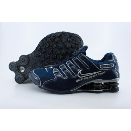 Hommes Nike Shox NZ Chaussures de course Bleu marine/Blanc