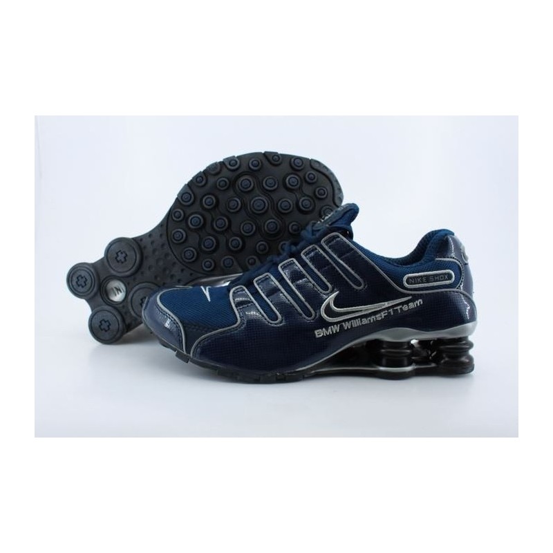 nike shox bleu