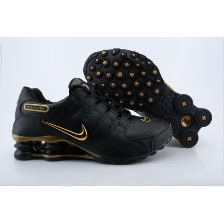 nike shox noir or