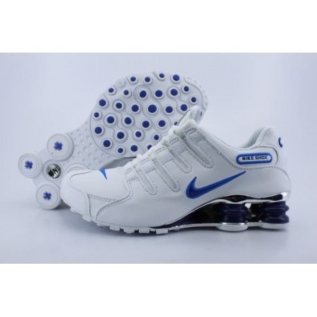 Chaussures de course Nike Shox NZ Homme Blanc/Bleu Royal