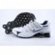 Hommes/Femmes Blanc/Bleu marine Chaussures de course Nike Shox NZ
