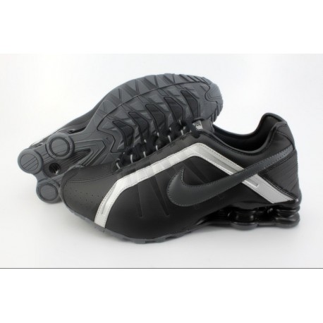 Chaussures de course Nike Shox R4 Noir/Argent pour homme