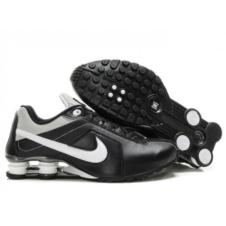 Chaussures de course Nike Shox R4 Noir/Argent pour homme
